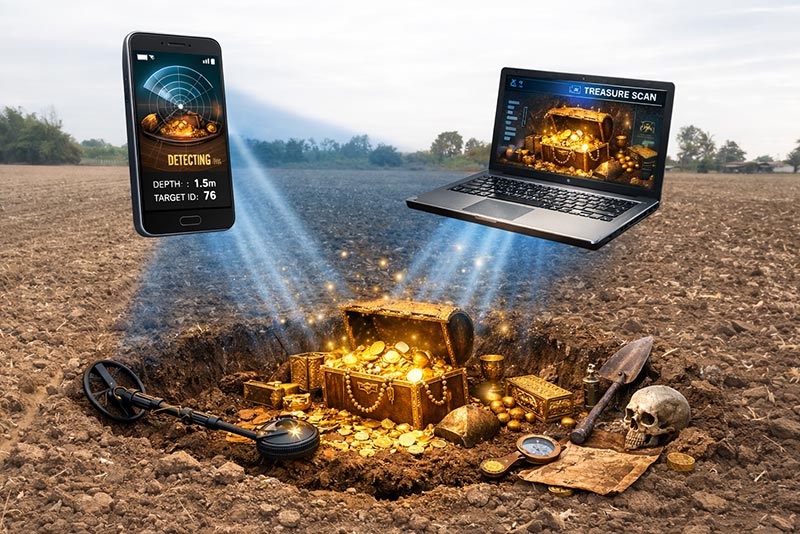 Underground satellite scanning